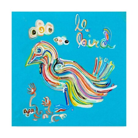 Trademark Fine Art Josh Byer 'Le Bird' Canvas Art, 14x14 ALI23135-C1414GG